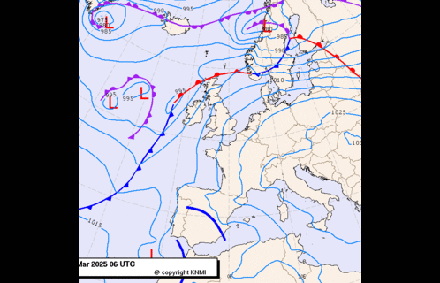 Previsioni meteo per giovedì 6, venerdì 7, sabato 8 (marzo)