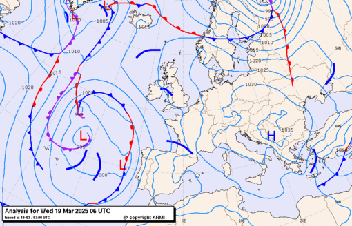 Previsioni meteo per mercoledì 19, giovedì 20, venerdì 21 (marzo)