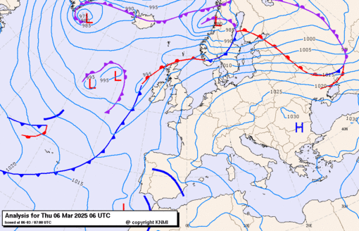 Previsioni meteo per giovedì 6, venerdì 7, sabato 8 (marzo)