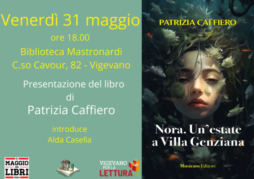 Vigevano: alla biblioteca Mastronardi la presentazione del libro &quot;Nora. Un'estate a Villa Genziana&quot;