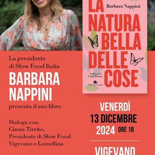 A Vigevano la presentazione del nuovo libro di Barbara Nappini: La natura bella delle cose