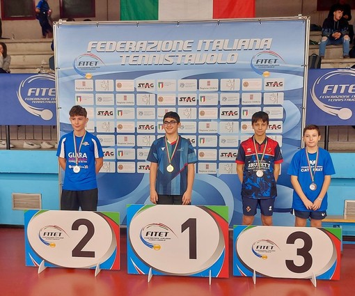 Tennistavolo torneo nazionale di Terni, Gabriel Deleraico conquista la medaglia d’oro nell’U13