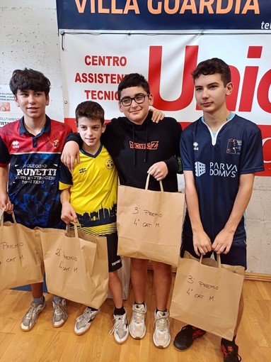 Tennistavolo torneo di quarta categoria, Gabriel Deleraico terzo a Villa Guardia