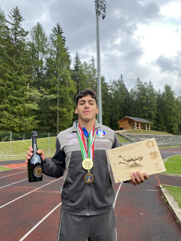 Pietro Drovanti campione italiano di Skeleton