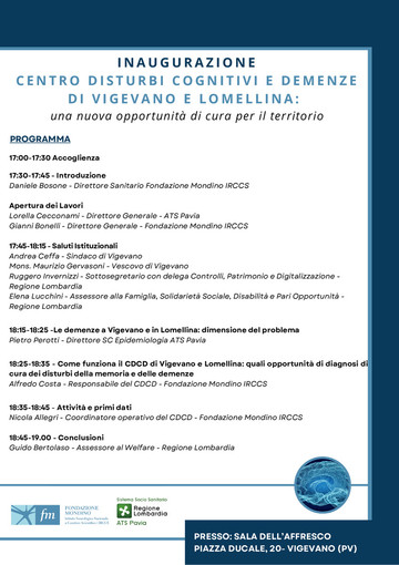 Centro per i disturbi cognitivi e le demenze di Vigevano e Lomellina