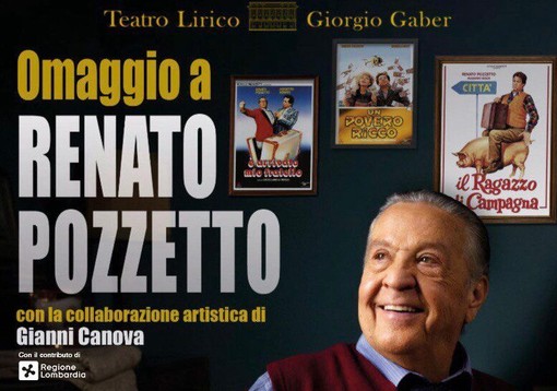 Lombardia, omaggio a Pozzetto: il 19 dicembre tutti a teatro con il Signor “Taac” !