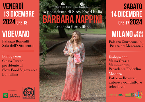 A Vigevano e alla Festa del Bio di Milano la presentazione del nuovo libro di Barbara Nappini: &quot;La natura bella delle cose&quot;