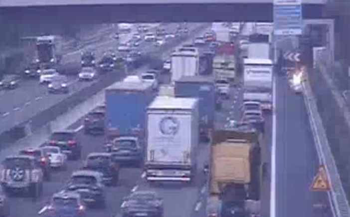 La situazione vista dalle webcam di Autostrade per l'Italia