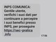 Il nuovo sms truffa dal finto Inps