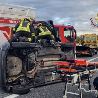 L'incidente di oggi pomeriggio in Autolaghi