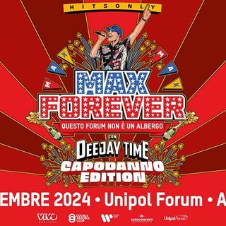 Max Pezzali, concerto di Capodanno al Forum di Assago