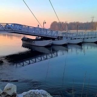 Maltempo, chiuso fino a domani ponte di Bereguardo