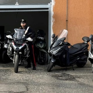 Santa Cristina e Bissone: sorpresi dai carabinieri con 7 scooter rubati, denunciati tre uomini