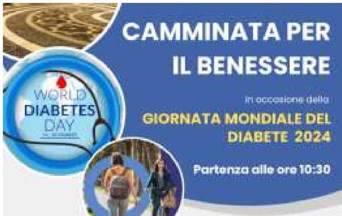 Giornata Mondiale del diabete 2024, a Vigevano, la “Camminata per il Benessere”