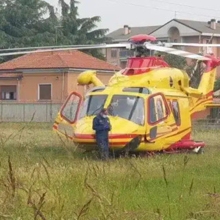 Albairate: incidente per una donna in bicicletta, elitrasportata al San Matteo di Pavia