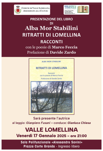 Valle: &quot;Ritratti di Lomellina&quot;, racconti di Alba Mor Stabilini con le poesie di Marco Feccia