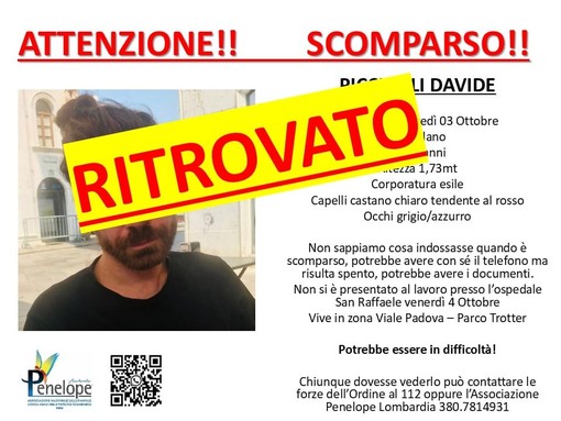 Ritrovato il medico del San Raffaele