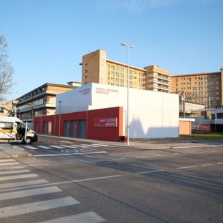 Magenta: incendio nell’area cantiere dell’ospedale Fornaroli forse causato da un senza tetto per scaldarsi