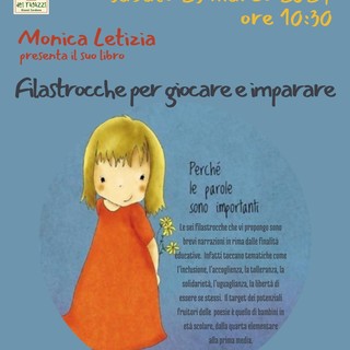 Vigevano: Monica Letizia presenta il suo libro “Filastrocche per giocare e imparare”.