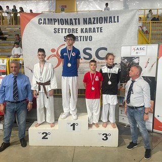 Rodrigo Usardi (Club Karate 2000 Vigevano) conquista il secondo posto nel Kumite a Cervia