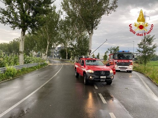 Un intervento dei vigili del fuoco - foto dalla direzione regionale