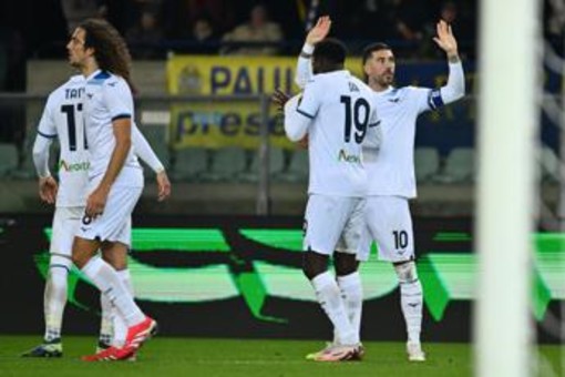 Verona-Lazio 0-3, biancocelesti tornano al quarto posto