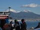 Maltempo Campania, torna la neve sul Vesuvio. Capri isolata