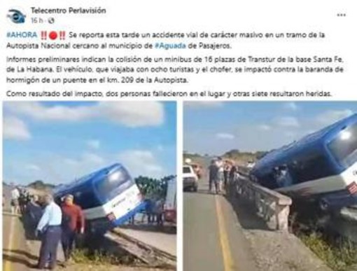 Cuba, incidente per minibus di italiani: morte due persone